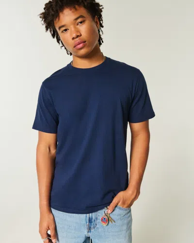 Hollister Classic Fit Crew T-shirt In Blue