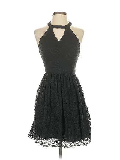 Pre-owned Hollister Cocktail Dress In Black