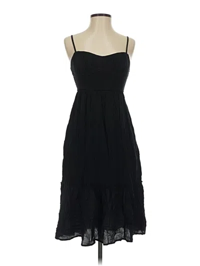Pre-owned Hollister Cocktail Dress In Black