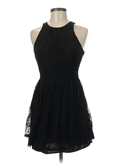 Pre-owned Hollister Cocktail Dress In Black