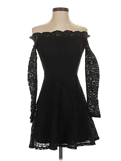 Pre-owned Hollister Cocktail Dress In Black