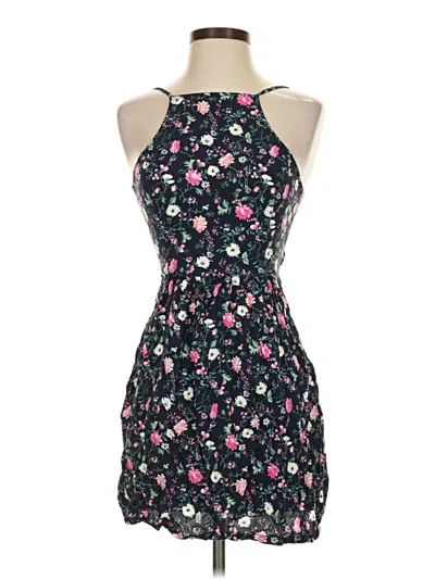 Pre-owned Hollister Cocktail Dress In Black
