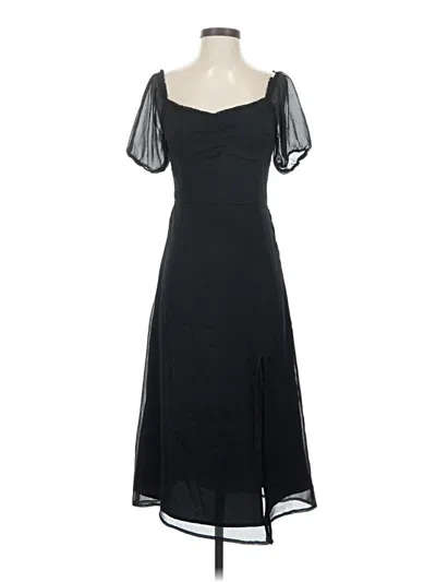 Pre-owned Hollister Cocktail Dress In Black