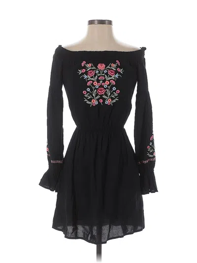 Pre-owned Hollister Cocktail Dress In Black