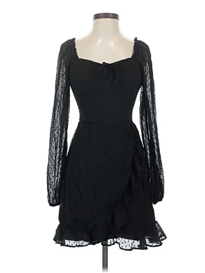 Pre-owned Hollister Cocktail Dress In Black
