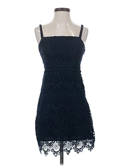 Pre-owned Hollister Cocktail Dress In Blue