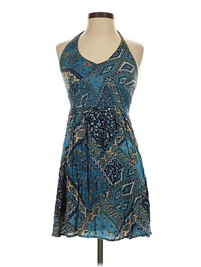 Pre-owned Hollister Cocktail Dress In Blue