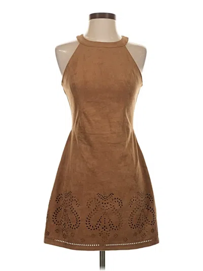 Pre-owned Hollister Cocktail Dress In Brown