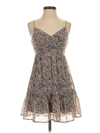 Pre-owned Hollister Cocktail Dress In Brown