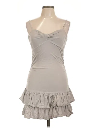 Pre-owned Hollister Cocktail Dress In Gray