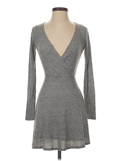 Pre-owned Hollister Cocktail Dress In Gray