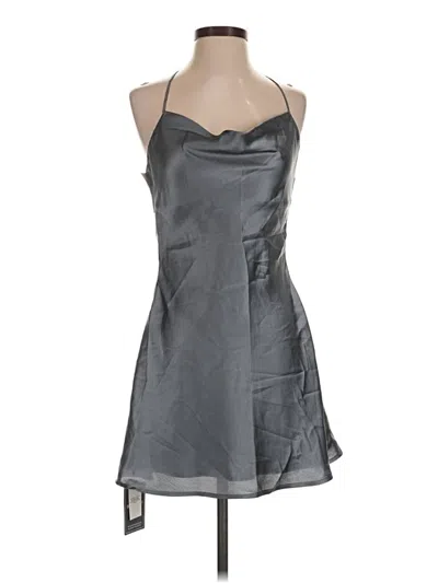 Pre-owned Hollister Cocktail Dress In Gray