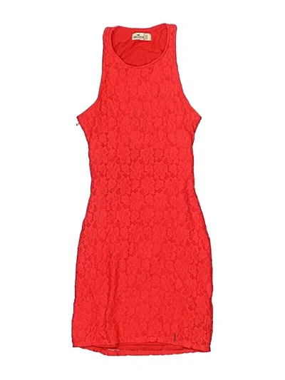 Pre-owned Hollister Cocktail Dress In Red