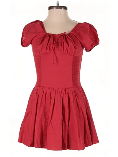 Pre-owned Hollister Cocktail Dress In Red