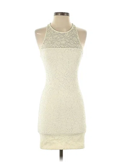 Pre-owned Hollister Cocktail Dress In White