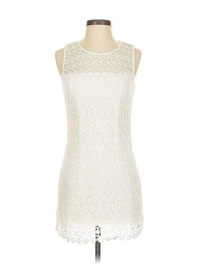 Pre-owned Hollister Cocktail Dress In White