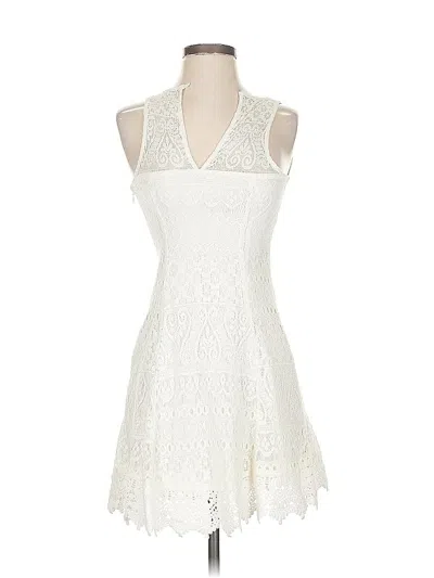 Pre-owned Hollister Cocktail Dress In White