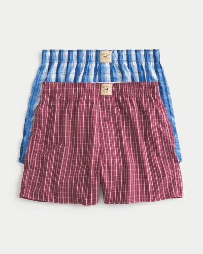 Hollister 2 Pack Cotton Boxers In Multi