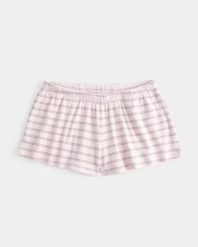 Hollister Cozy Pointelle Shorts In Blue