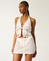 Hollister Crochet-style Pull-on Cover Up Skirt