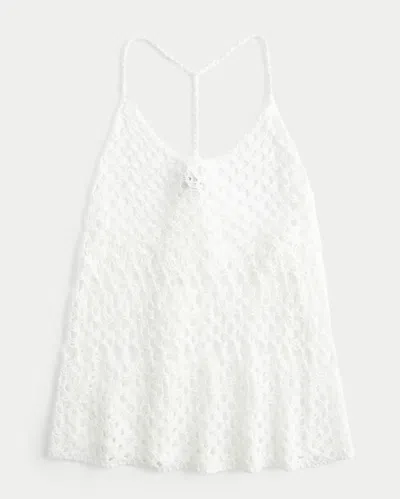 Hollister Crochet-style Racerback Tank