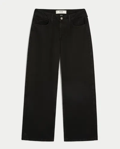 Hollister Curvy Low-rise Black Baggy Jeans