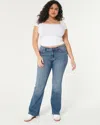 Hollister Curvy Mid-rise Medium Wash Boot Jeans