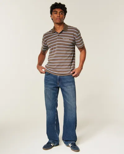 Hollister Dark Wash Relaxed Bootcut Jeans