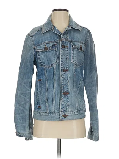 Pre-owned Hollister Denim Jacket In Blue