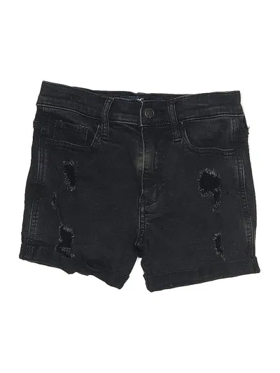 Pre-owned Hollister Denim Shorts In Black