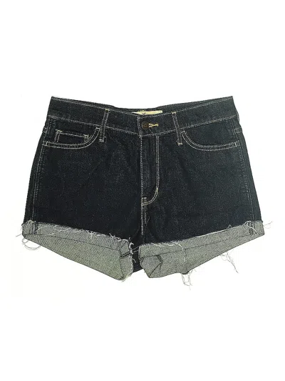 Pre-owned Hollister Denim Shorts In Black
