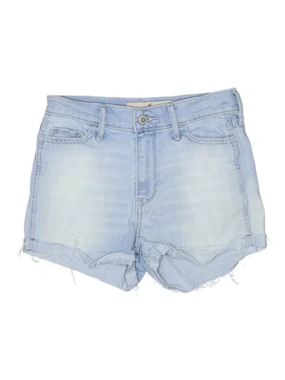 Pre-owned Hollister Denim Shorts In Blue