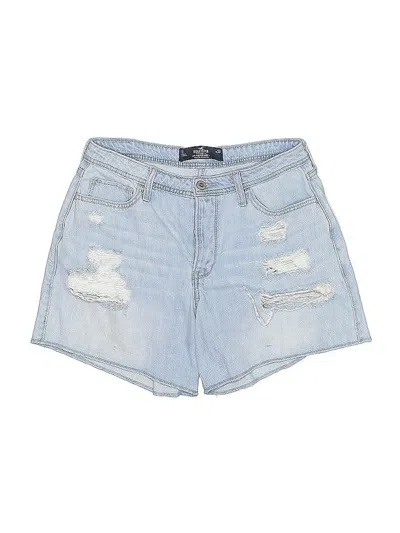 Pre-owned Hollister Denim Shorts In Blue