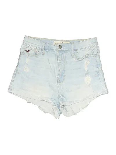 Pre-owned Hollister Denim Shorts In Blue
