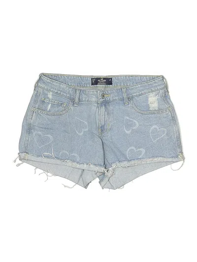 Pre-owned Hollister Denim Shorts In Blue
