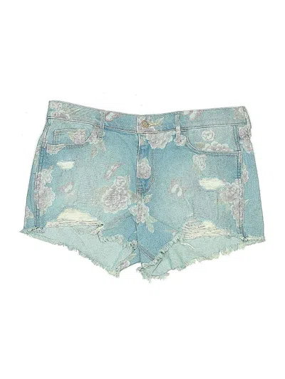 Pre-owned Hollister Denim Shorts In Blue