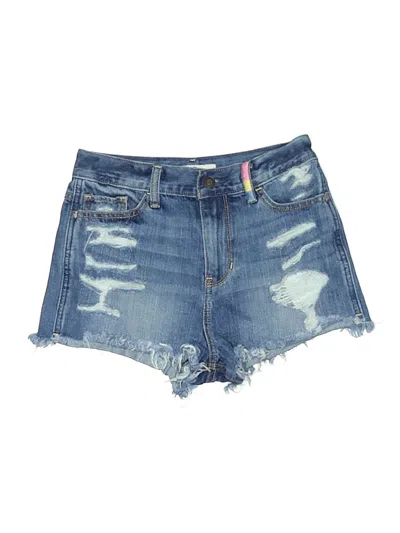 Pre-owned Hollister Denim Shorts In Blue