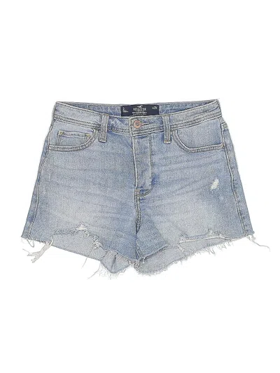 Pre-owned Hollister Denim Shorts In Blue