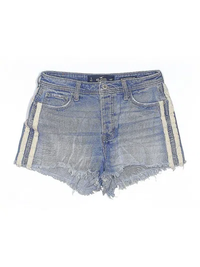 Pre-owned Hollister Denim Shorts In Blue