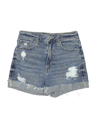 Pre-owned Hollister Denim Shorts In Blue