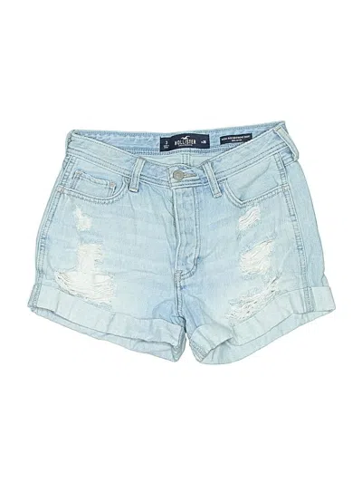 Pre-owned Hollister Denim Shorts In Blue