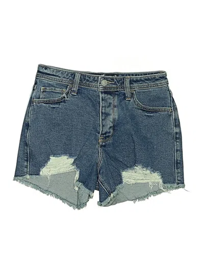 Pre-owned Hollister Denim Shorts In Blue