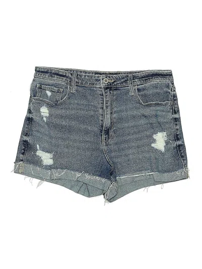 Pre-owned Hollister Denim Shorts In Blue