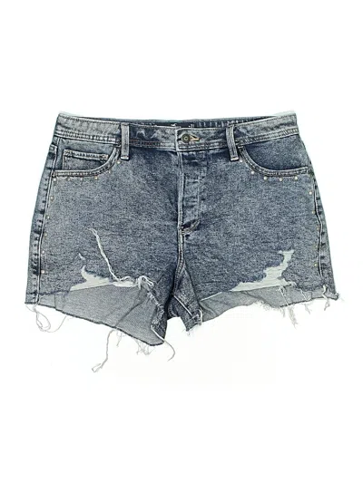 Pre-owned Hollister Denim Shorts In Blue