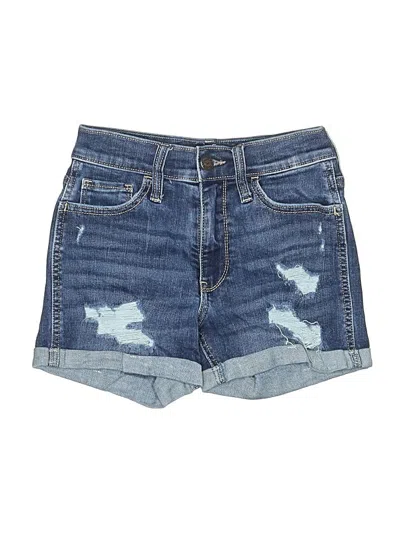Pre-owned Hollister Denim Shorts In Blue