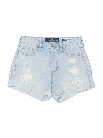 Pre-owned Hollister Denim Shorts In Blue