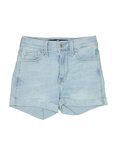 Pre-owned Hollister Denim Shorts In Blue