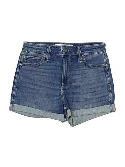 Pre-owned Hollister Denim Shorts In Blue