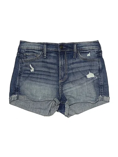 Pre-owned Hollister Denim Shorts In Blue