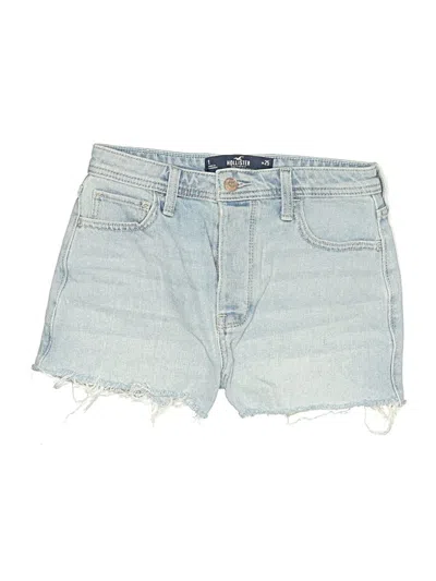 Pre-owned Hollister Denim Shorts In Blue
